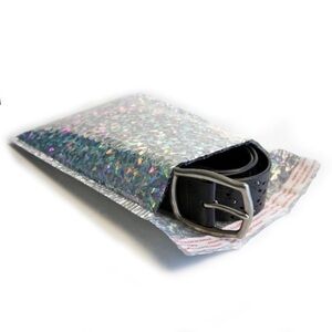 10 Holographic iridescent bubble mailers jewellery shipping padded envelope new
